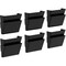 Storex Recycled Wall Files, Legal, Set of 2, Black (Case of 6 sets)